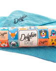 Dog Bath Towel: "Soft and plush dog bath towel designed to dry your pet’s coat while preventing shedding and pilling