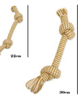 Peanut Butter Dog Rope Toy – Natural Cotton, No Microplastics, Eco-Friendly
