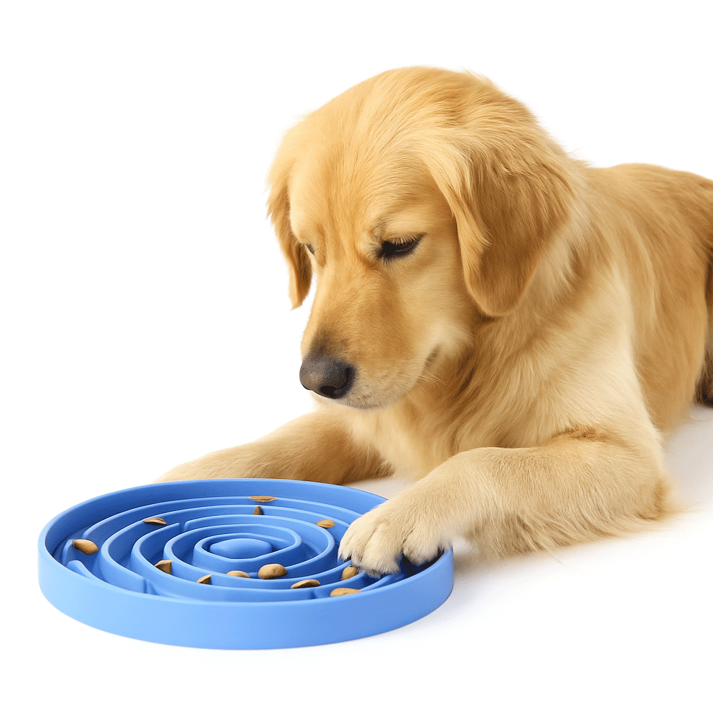 Silicone slow feeder dog bowl