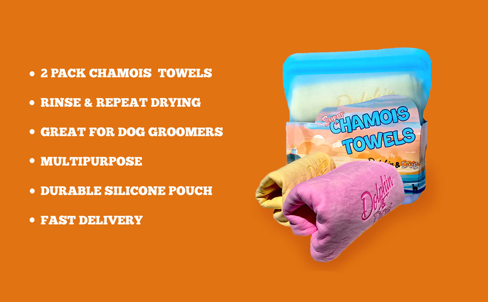 Quick-Dry Chamois Towel for Dogs – Fast & Efficient Drying