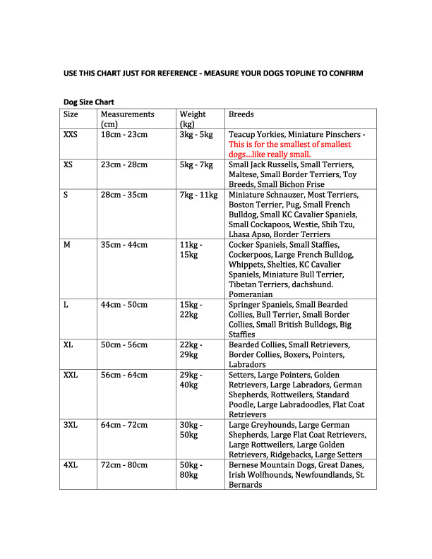 dog robe towel, size chart for the dog drying coat