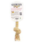 peanut flavour chew toy for dogs. cotton rope so environmentally friendly. small and large size