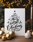 Elegant Christmas card designed for dog lovers, beautifully crafted to spread holiday cheer.