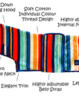dog towel robe for dogs, A wearable dog towel.
