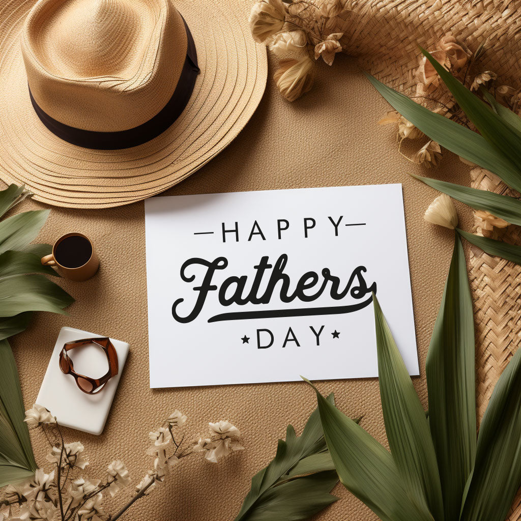 Playful Father's Day card with fun dog illustrations, ideal for expressing love and appreciation to fathers