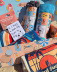A gift box made for dogs, a collection of dog gifts in a beautifully illustrated gift box hamper