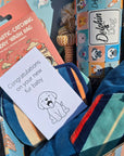new puppy gift box hamper, a gift basket for new dog owners