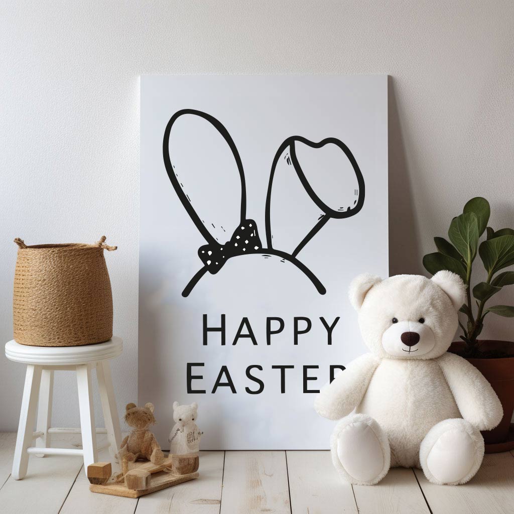 Easter card, beautiful happy easter card