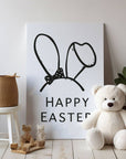 Easter card, beautiful happy easter card