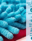 Absorbent Dog Towel "Made of ultra-soft microfibre, this absorbent dog towel is perfect for drying your pet with ease. Ideal for dogs with sensitive skin