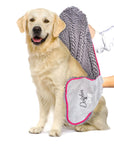 Microfibre Dog Towel "This ultra-soft, microfibre dog towel delivers excellent absorbency, drying your dog in no time while ensuring comfort and care for your pet's skin