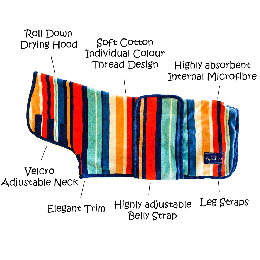 Dog Drying Coat - The Wearable Dog Towel