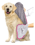 Microfibre Dog Towel "This ultra-soft, microfibre dog towel delivers excellent absorbency, drying your dog in no time while ensuring comfort and care for your pet's skin