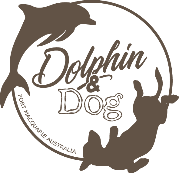 Dolphin and Dog - designed for dog life, inspired by the sea