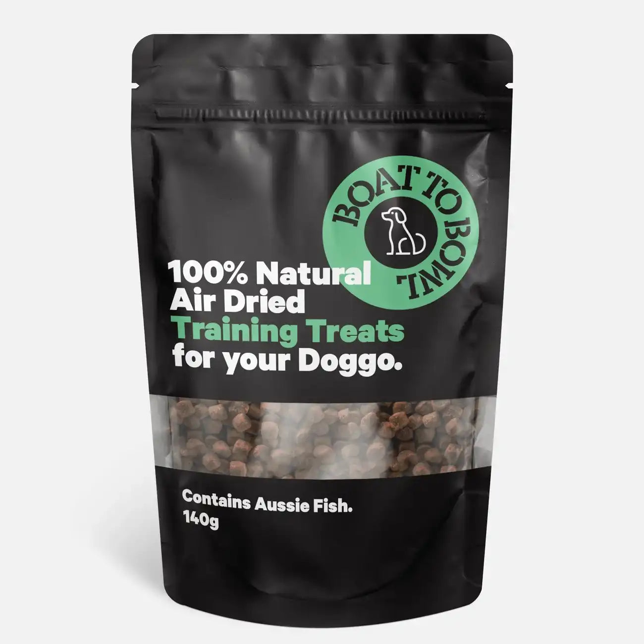Dog training treats made with air-dried Australian sardine and tuna