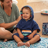 Baby & Toddler Hooded Towel – Reversible Beach & Bath Poncho