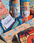 christmas gift box basket for dog and dog lovers, gift hamper with dog gifts