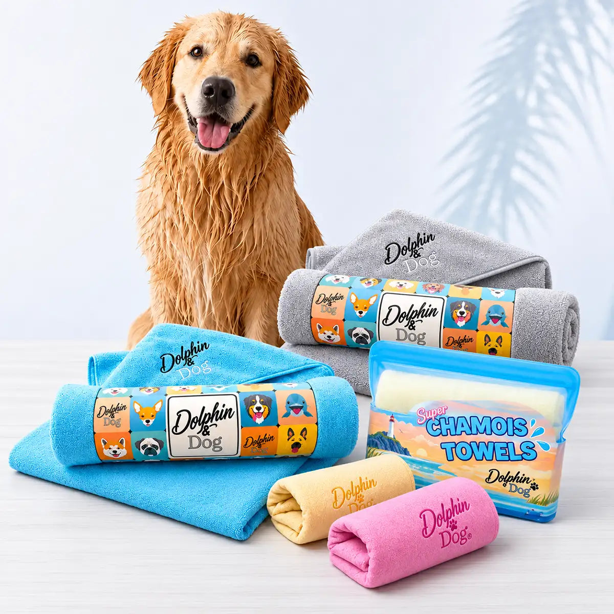 Dog Bath Towel Set