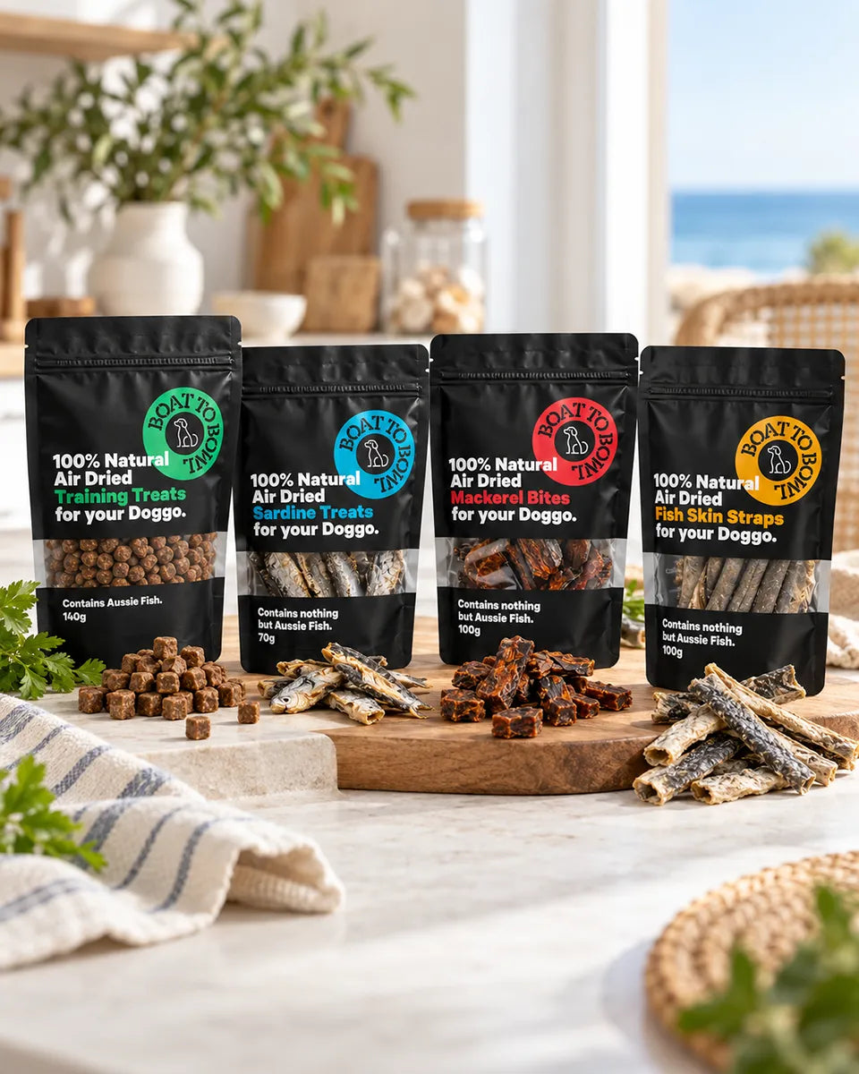 Natural Australian dog treats from Dolphin & Dog