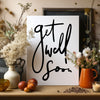 Get well soon card for dogs