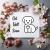 Get well card for dogs