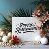 Happy retirement card