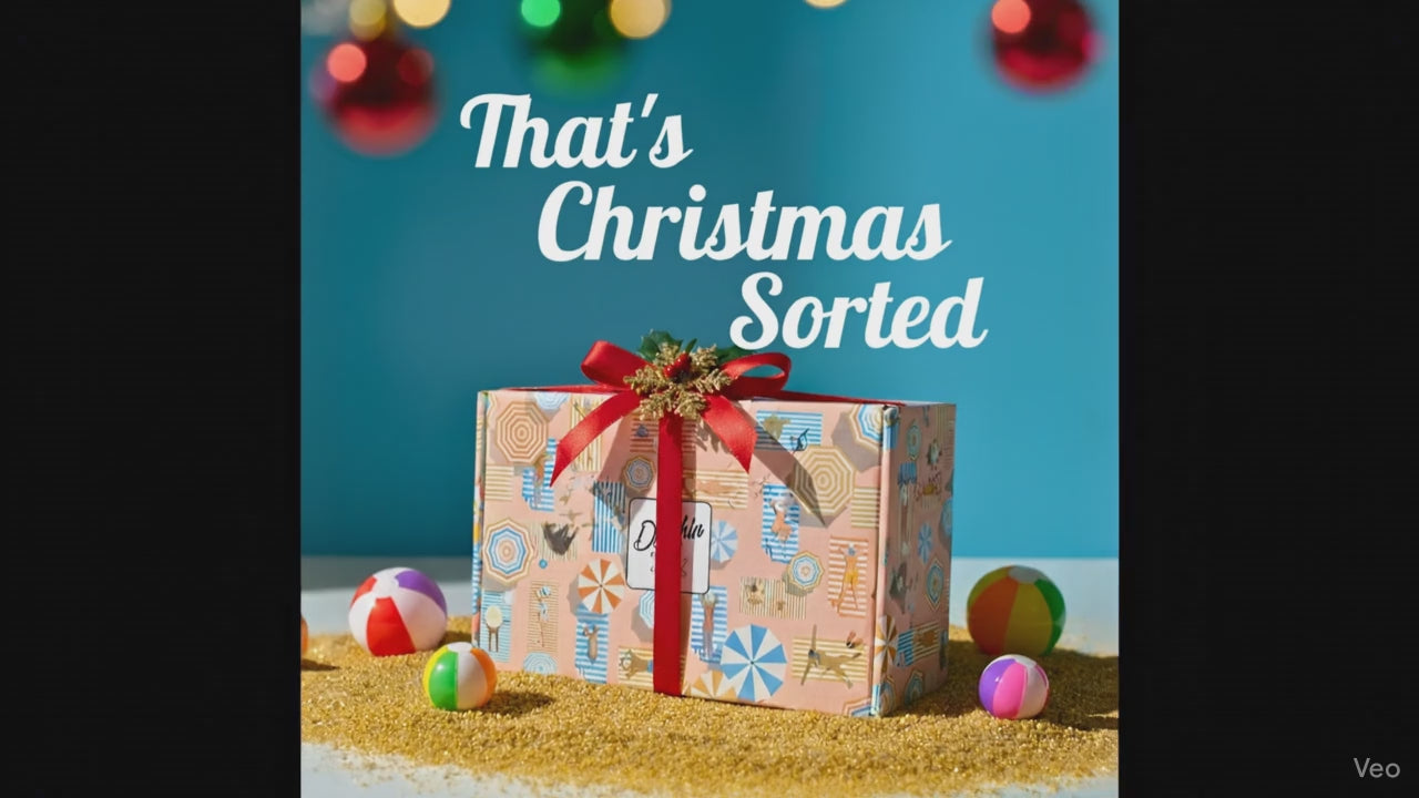 christmas dog hamper, a gift box made for dogs and dog owners, happy dogs running around