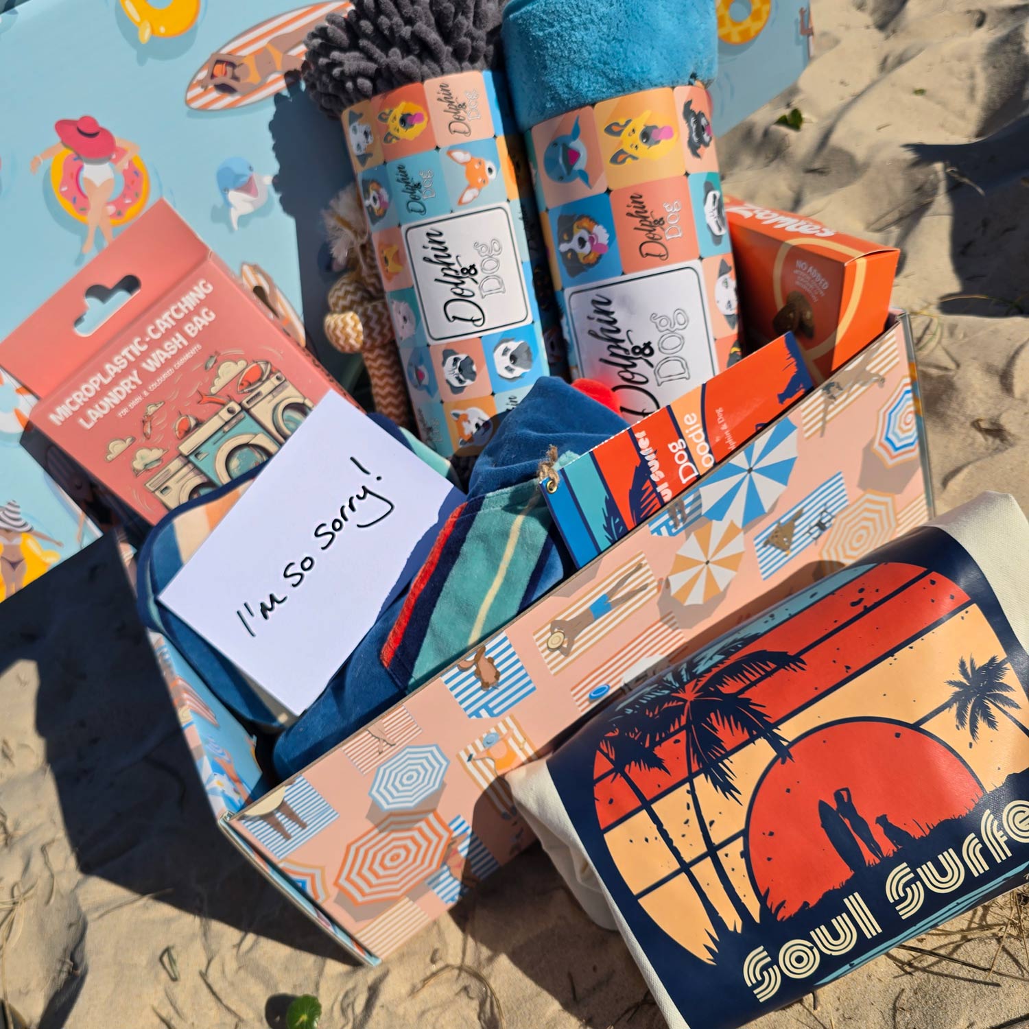 sorry gifts for dog lovers, a gift box to say sorry for people who own dogs